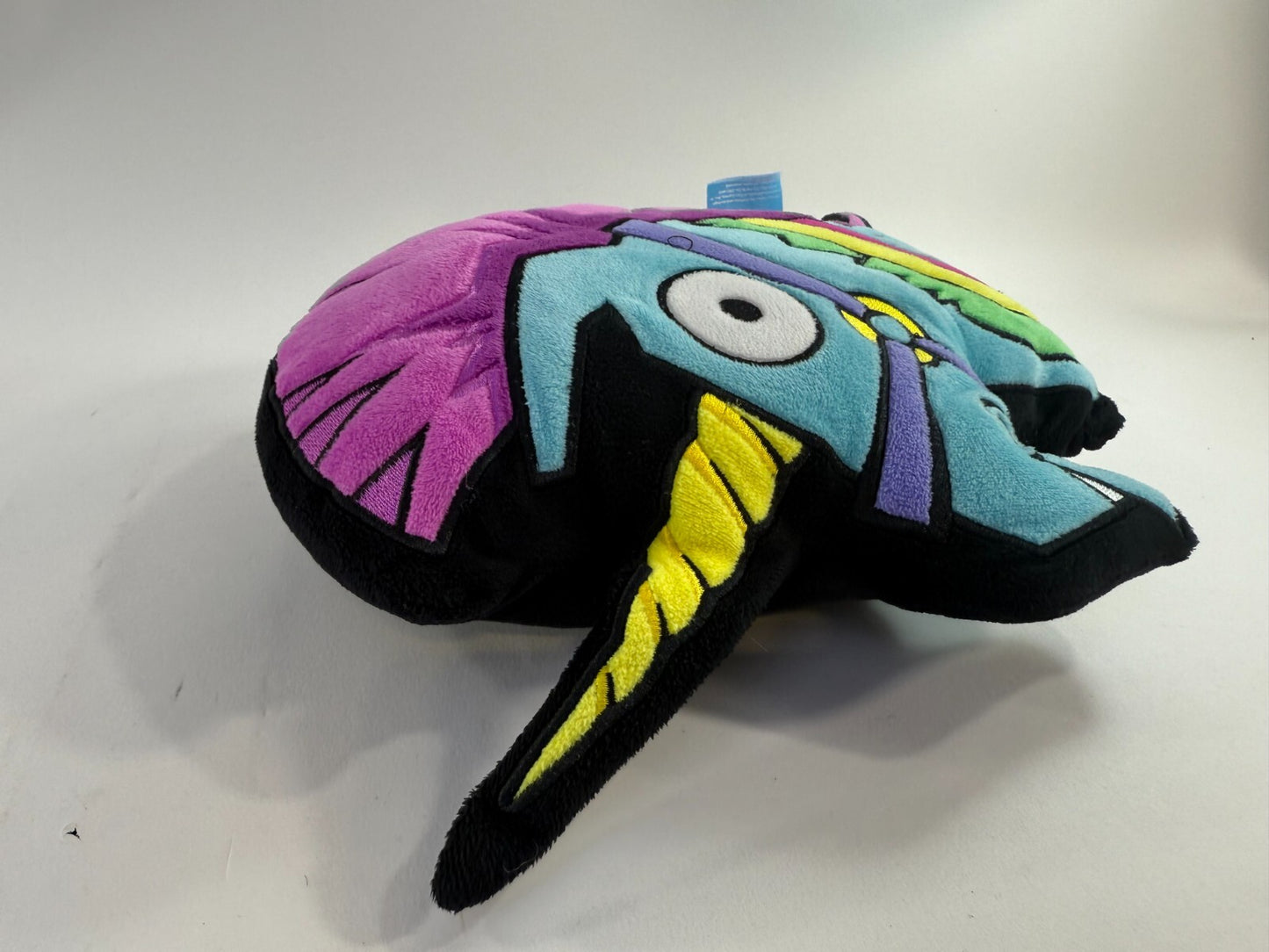 Fortnite 2019 Epic Games 12" Rainbow Unicorn Head Throw Pillow