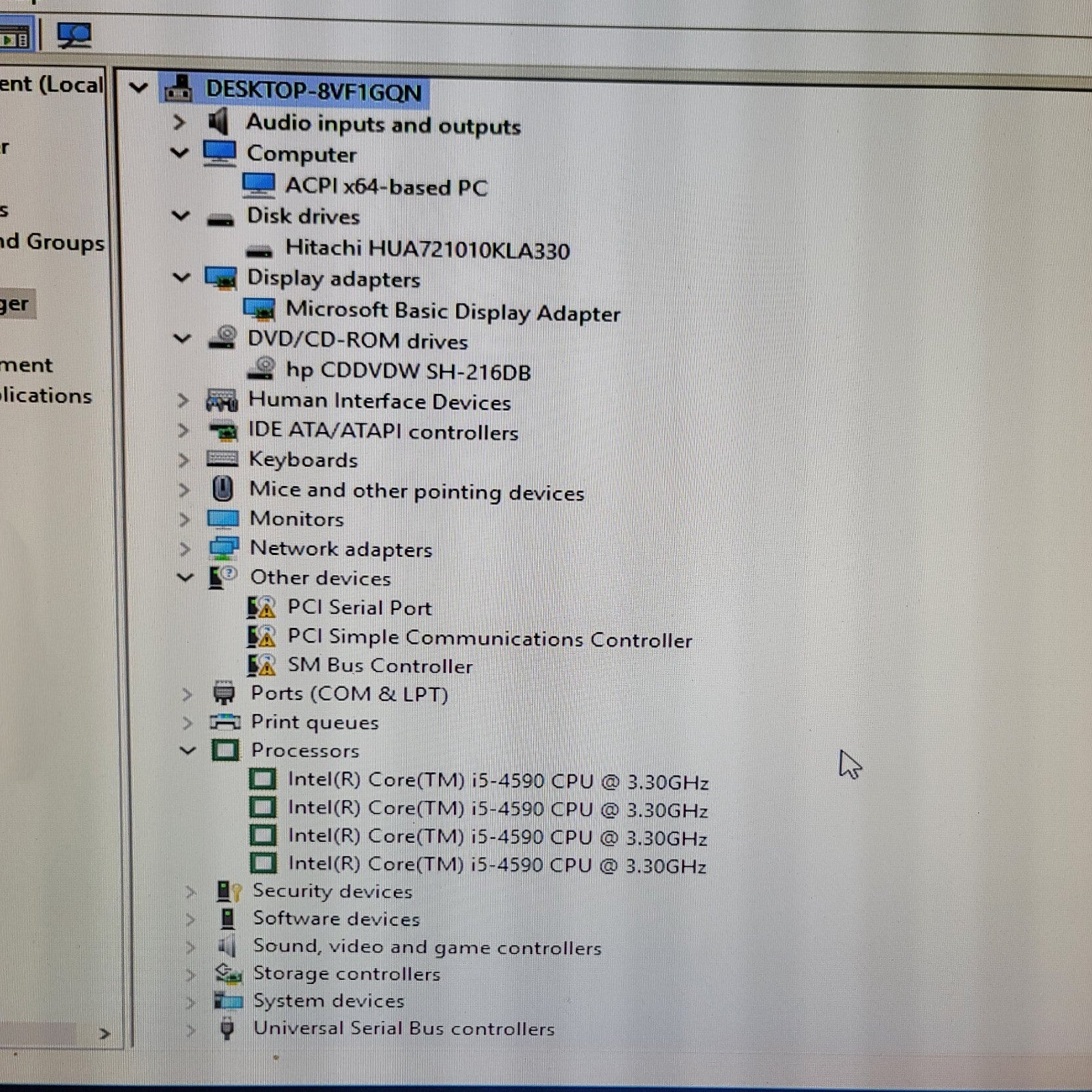 HP Z230 Tower Workstation Intel Core i5-4590 3.30GHz 8GB RAM