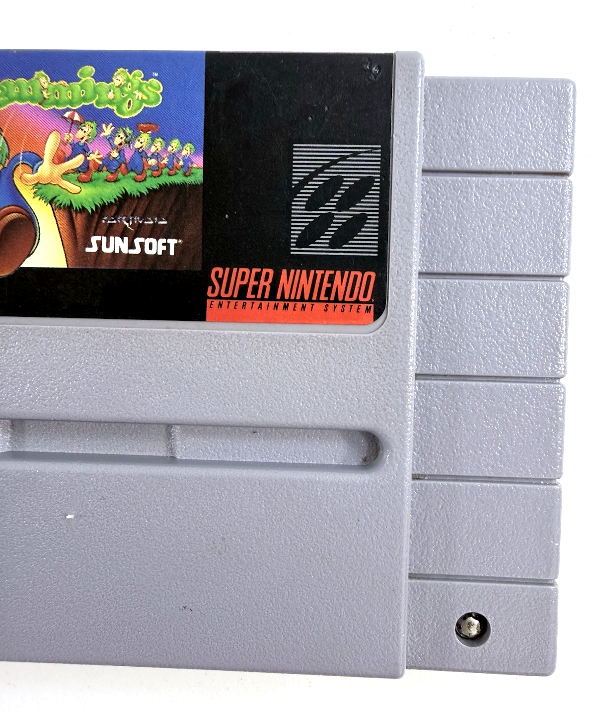 Lemmings (Super Nintendo, 1992) Game Cartridge - Tested and Working