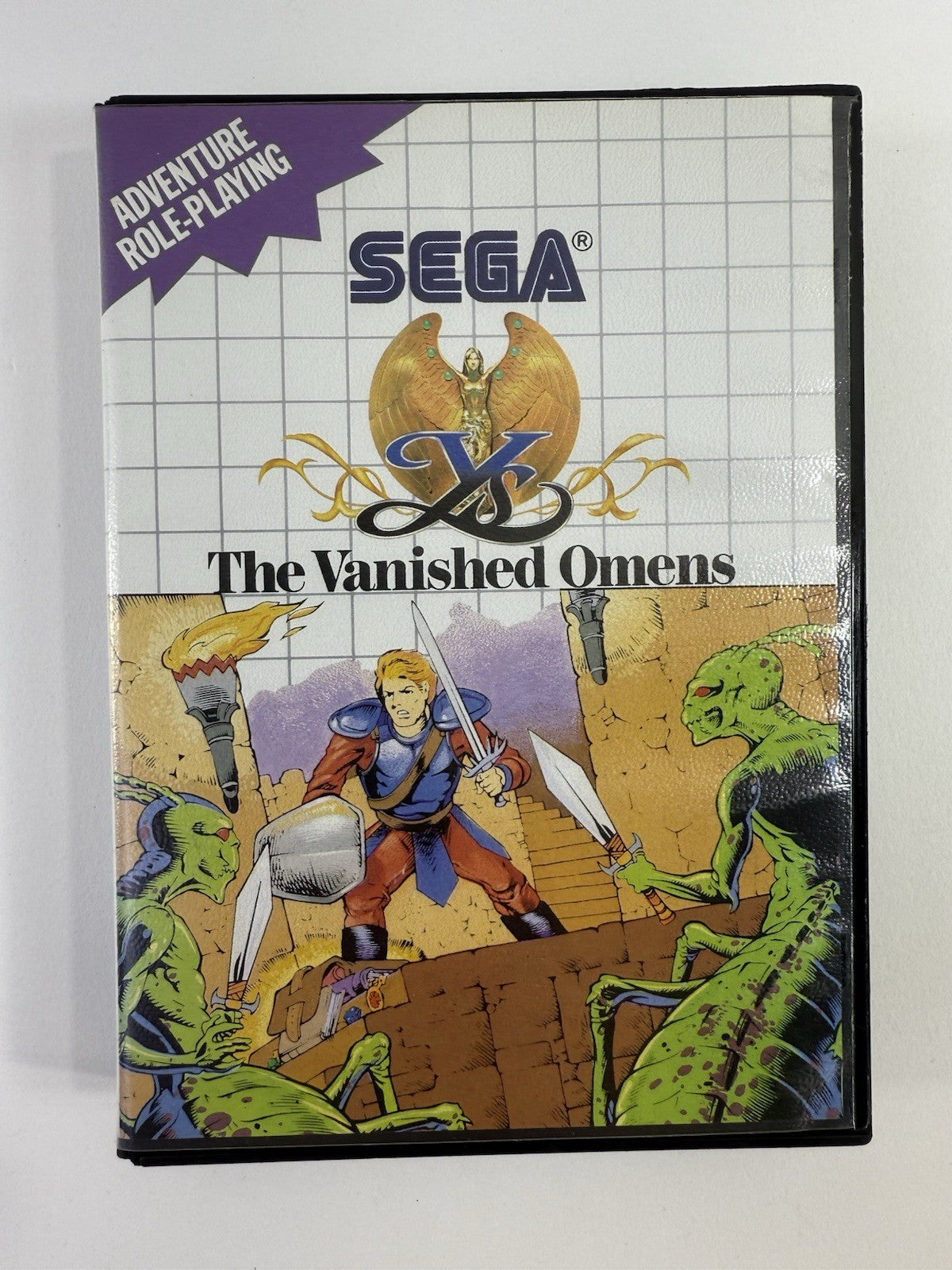 YS: The Vanished Omens (Sega Master System, 1988) Case And Manual Only - No Game