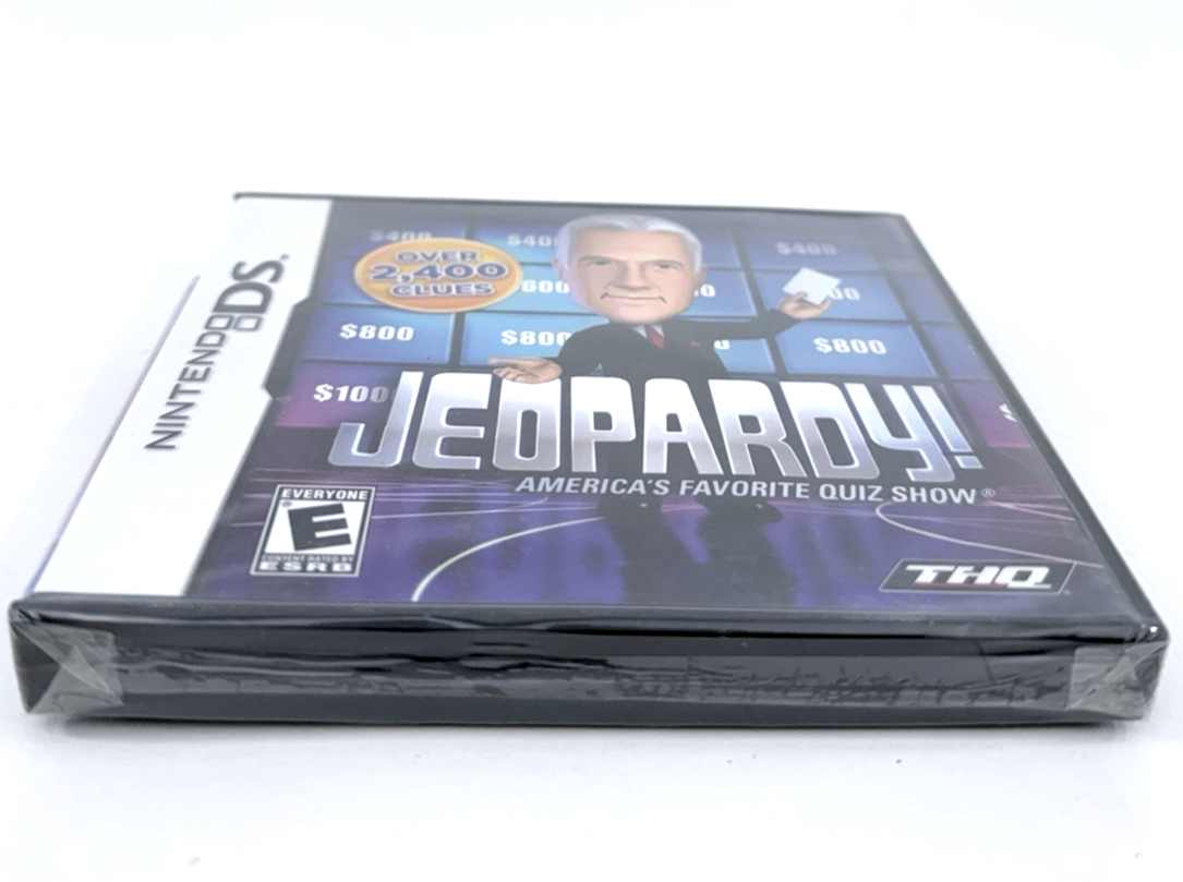 Jeopardy (Nintendo DS, 2010) New, Factory Sealed Alex Trebek Quiz Game