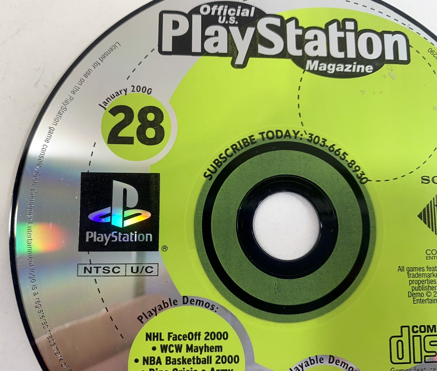 PlayStation Magazine Demo Disc #28 January 2000 - Tested And Working