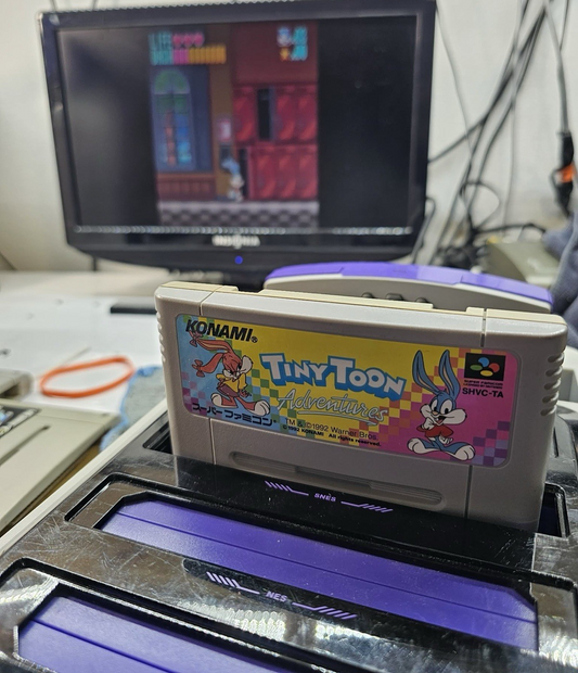 Tiny Toon Adventures (Super Famicom, 1992) Game Cartridge - Tested