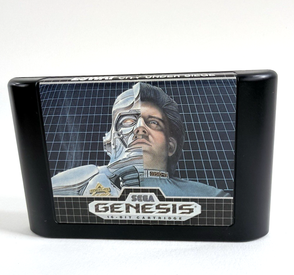 ESWAT: City Under Siege (Sega Genesis, 1990) Game Cartridge - Tested and Working