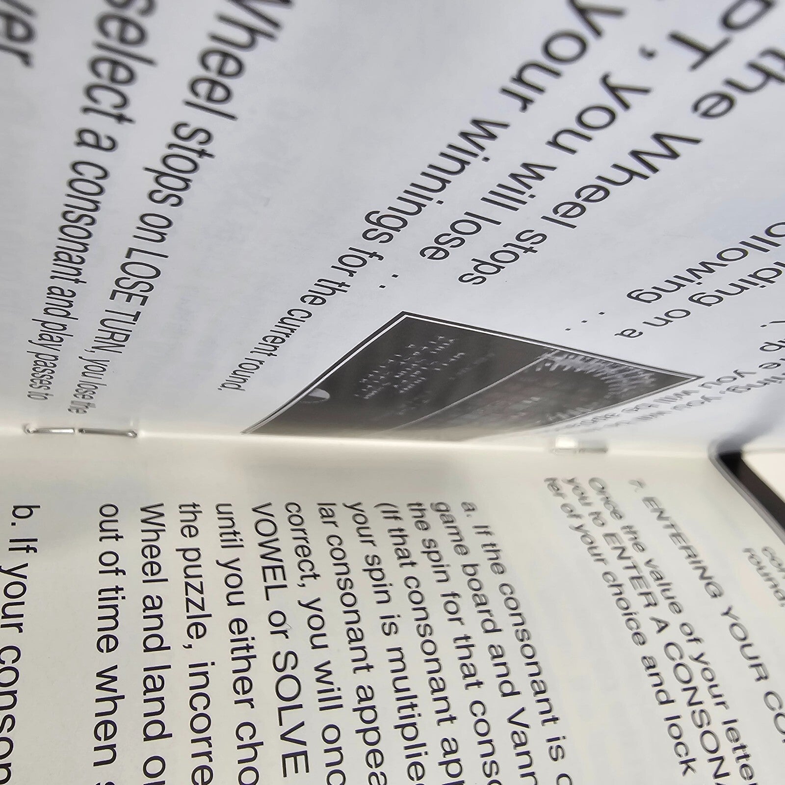 Wheel of Fortune Deluxe Edition (Super Nintendo, 1993) Game Box Manual Insert