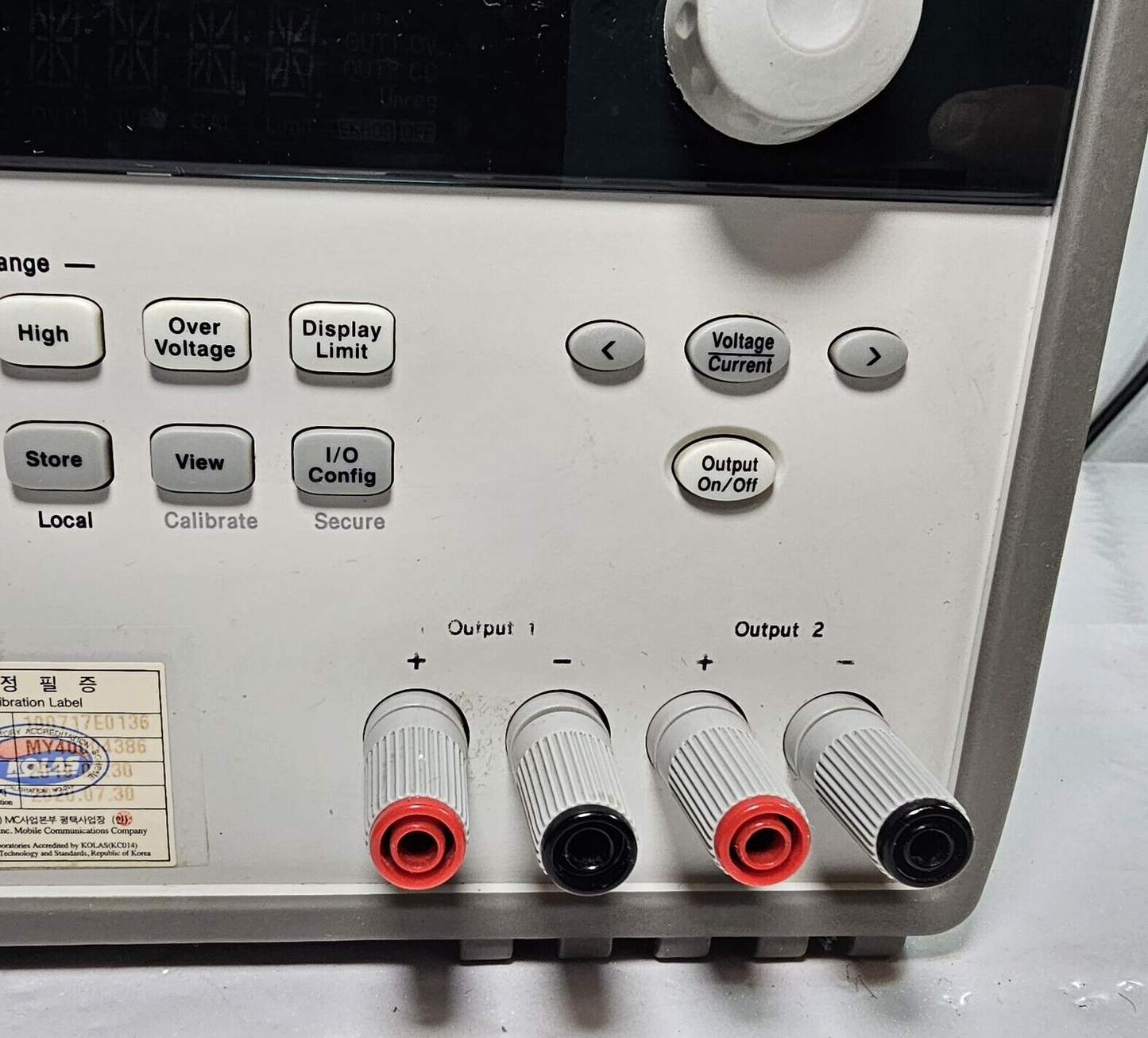 Agilent E3648A Dual Output DC Power Supply 0-8V,5A/0-20V,2.5A - Tested - 4386