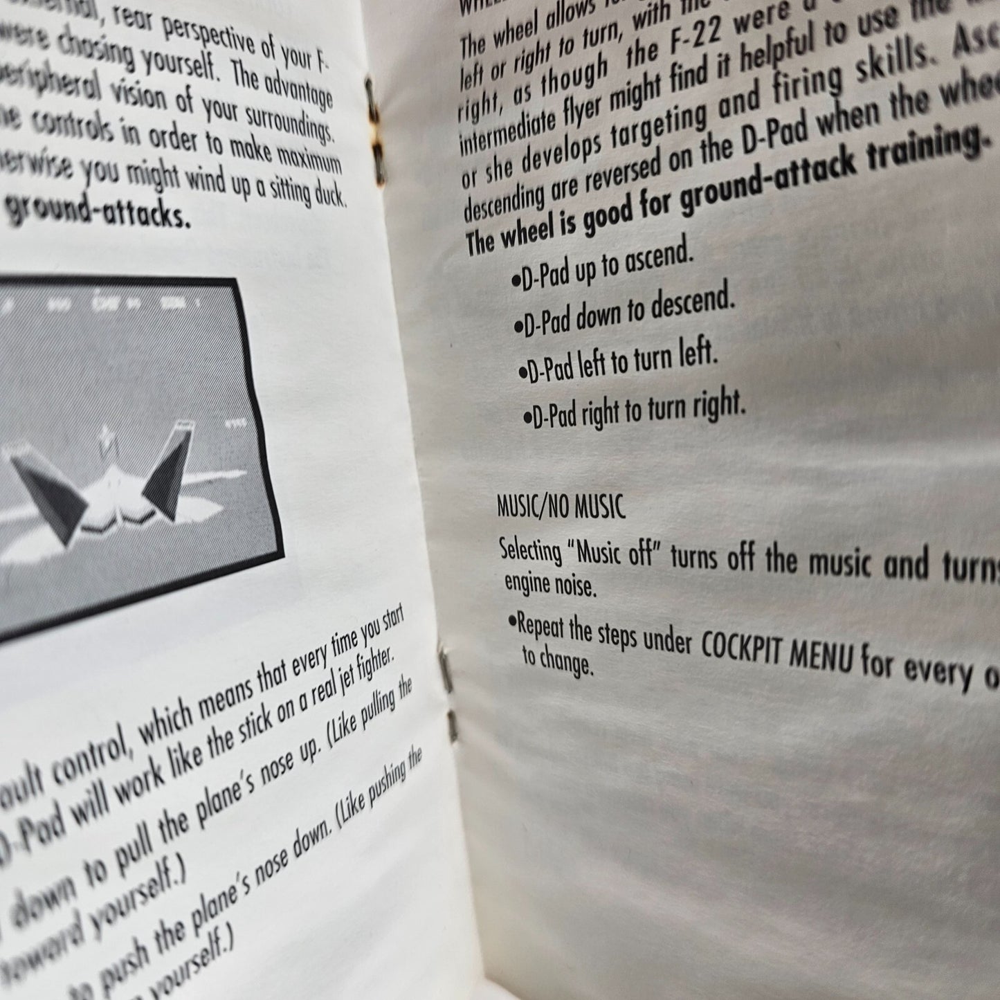 F22 Interceptor (Sega Genesis, 1991) Game and Manual - Tested and Working