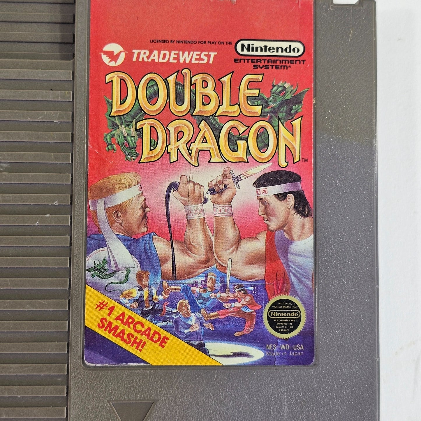 Double Dragon (Nintendo Entertainment System, 1988) Game Cartridge - Tested
