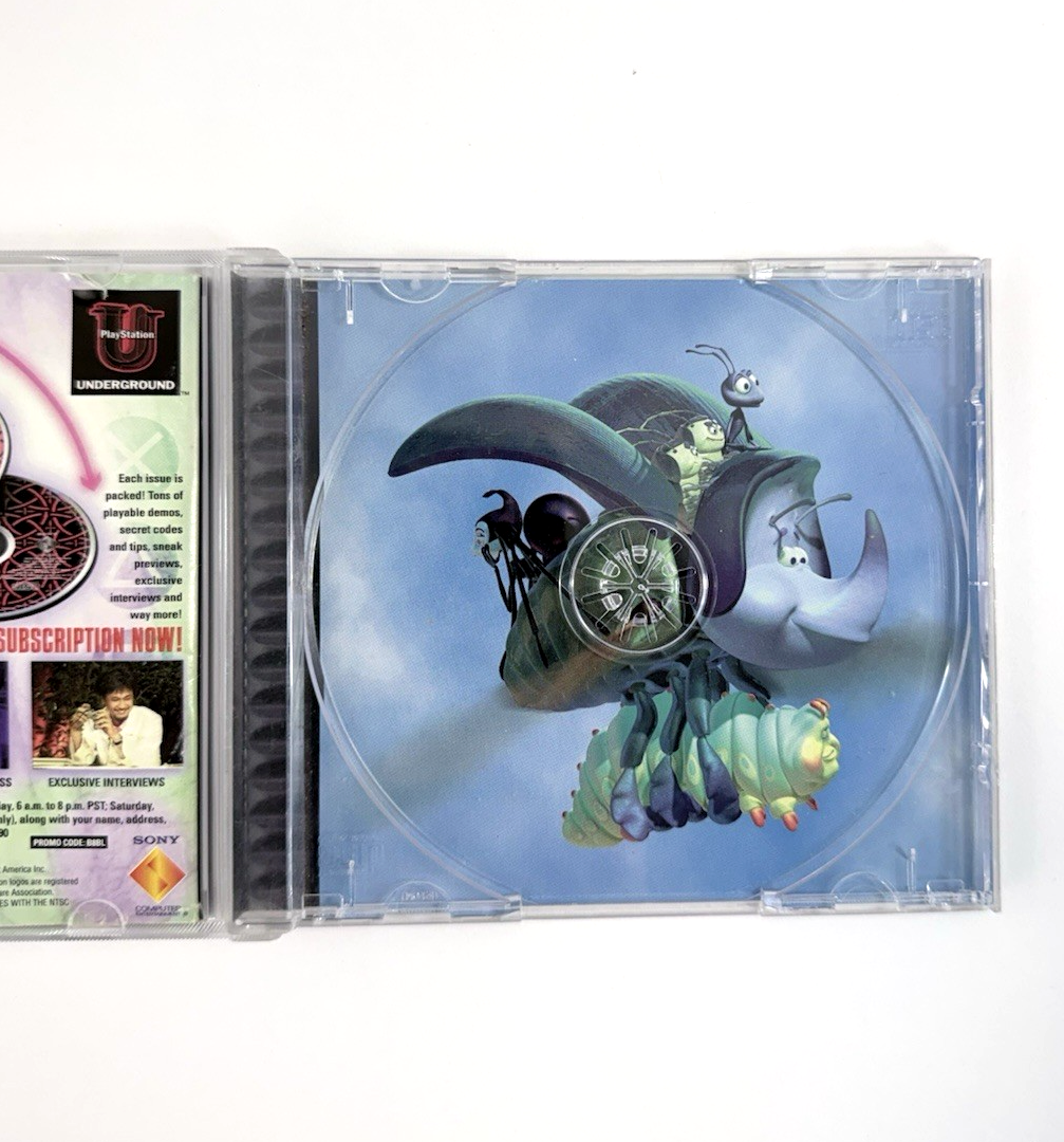 A Bug's Life (Sony PlayStation 1, 1998) Game Case Manual - Tested and Working
