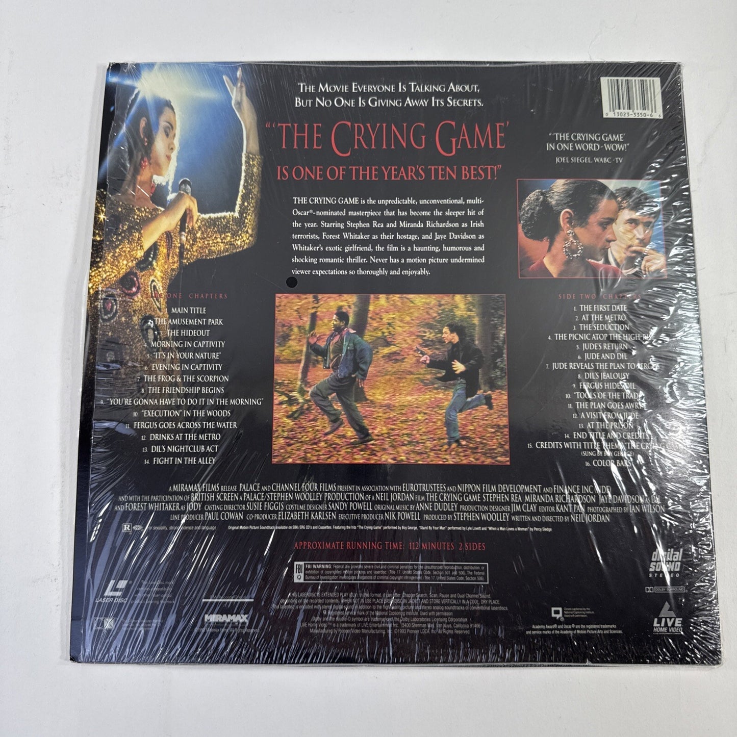 The Crying Game (Laserdisc Bundle) The Pelican Brief, Bad Company - Tested