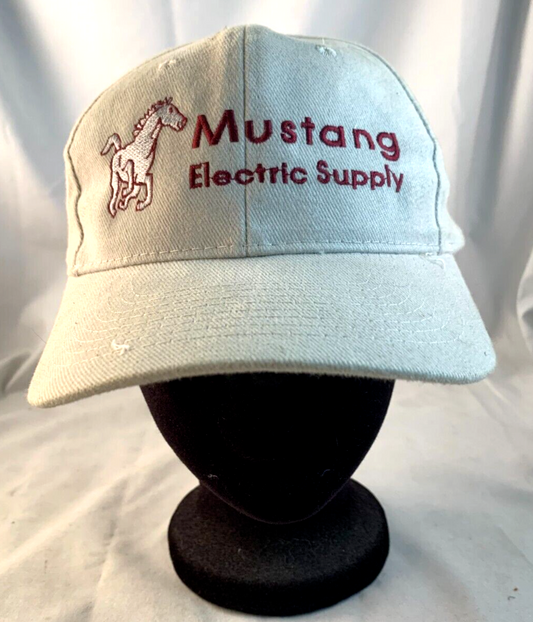 Cobra Caps Custom Embroidered Mustang Electric Supply Hat Cap - Adjustable