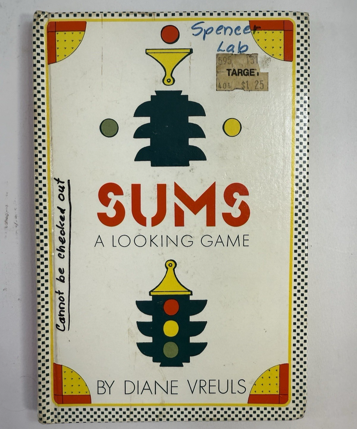 Sums: A Looking Game by Diane Vreuls (Hardcover, 1977) First Edition