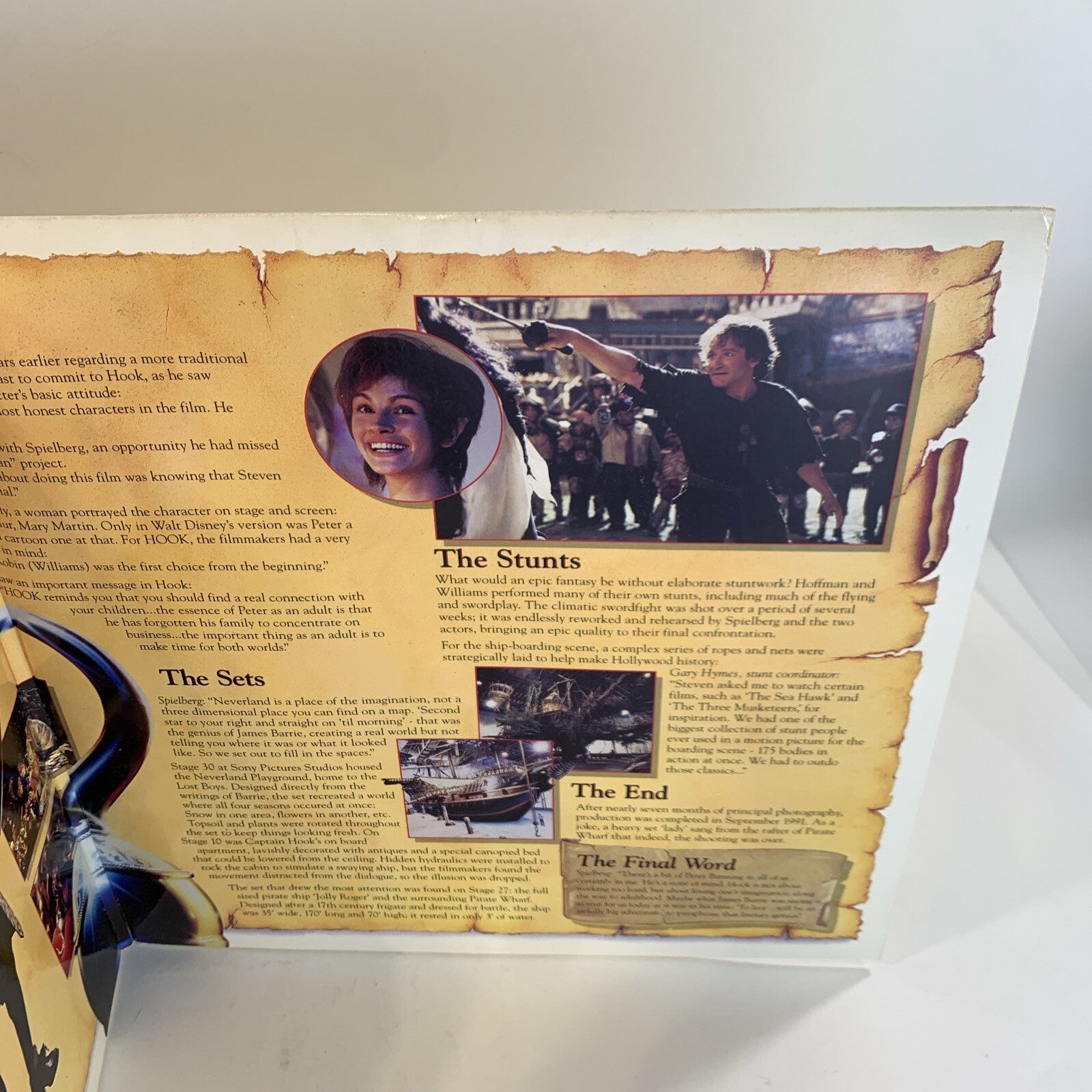 Hook Deluxe Edition (Laserdisc Bundle) Peter Pan 30th Anniversary Ed. - Tested