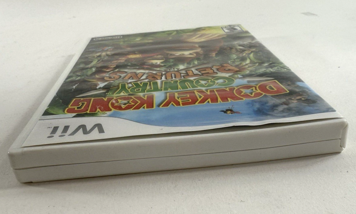 Donkey Kong Country Returns (Nintendo Wii, 2010) Game, Case, Manual - Tested