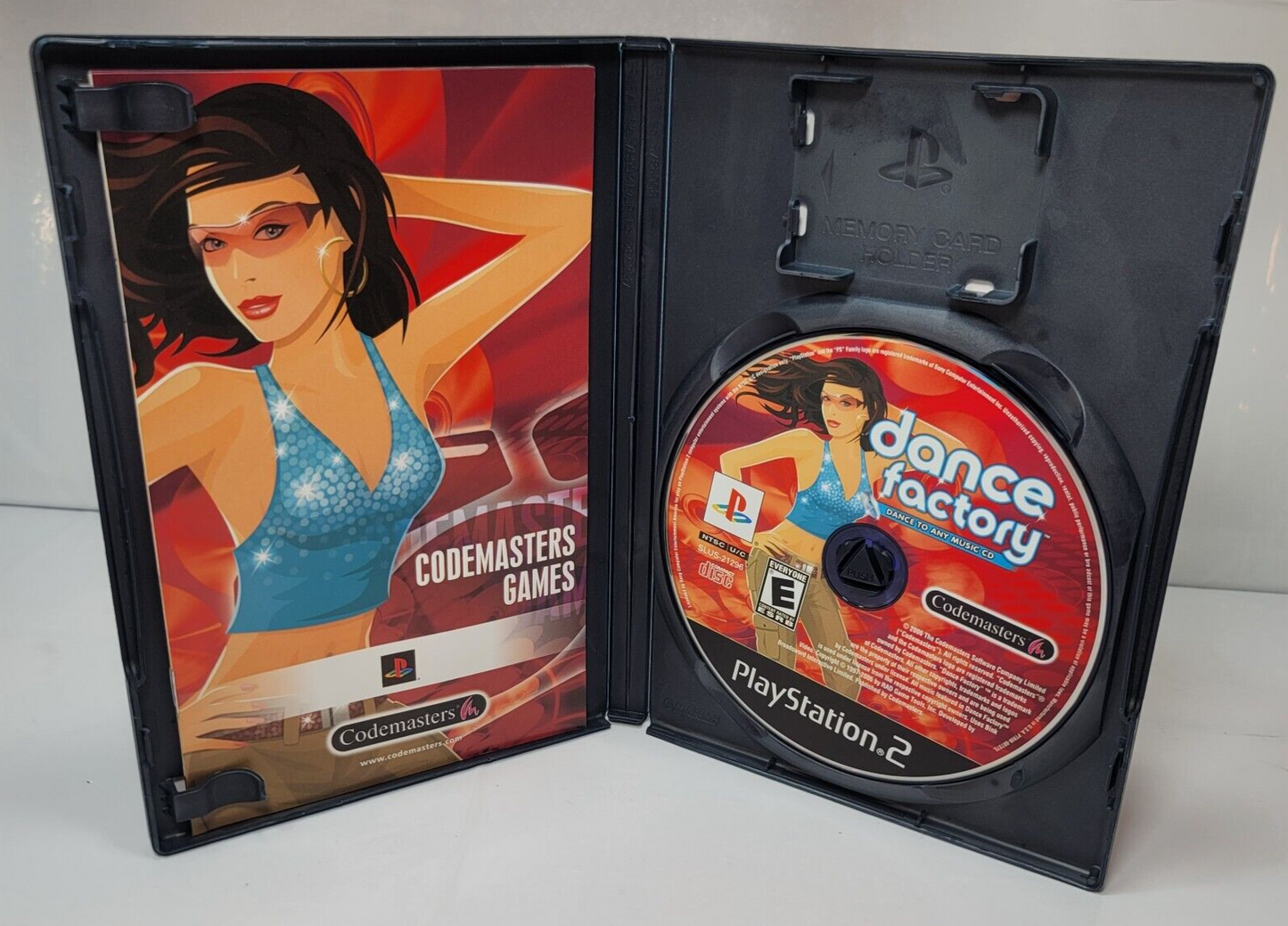 Dance Factory (Sony PlayStation 2, 2006) w/Pelican Dance Mat & Eye-Toy Sensor