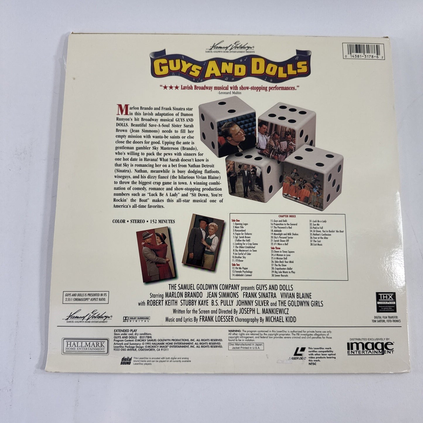 How to Marry a Millionaire (Laserdisc Bundle) Guys and Dolls, Around The World..