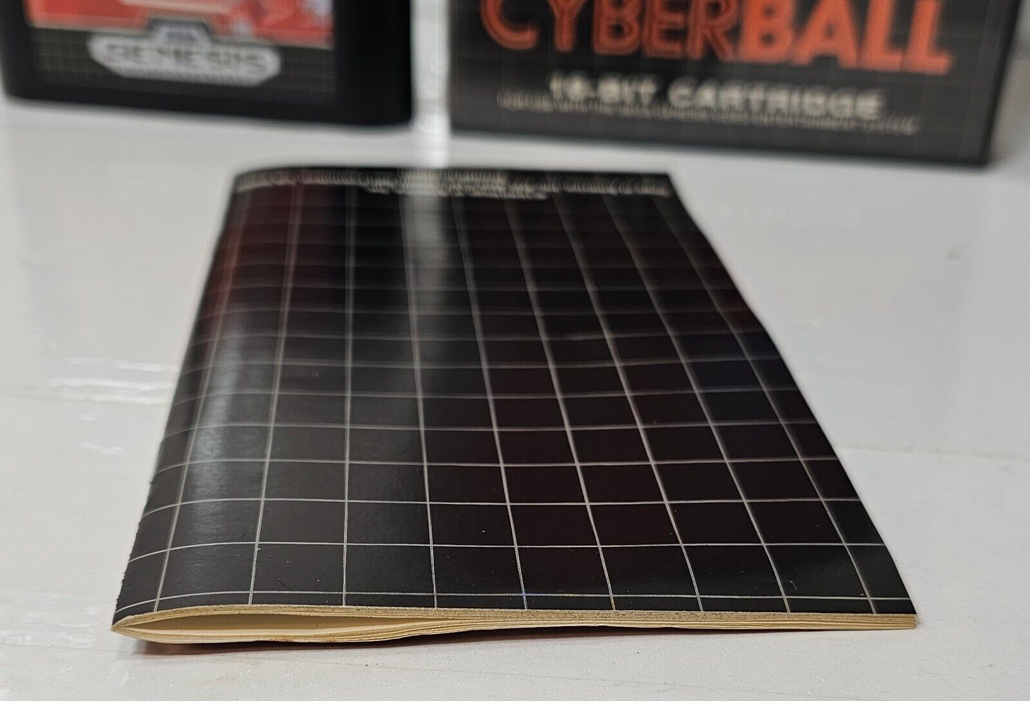 Cyberball (Sega Genesis, 1990) Game Case Manual - Tested and Working