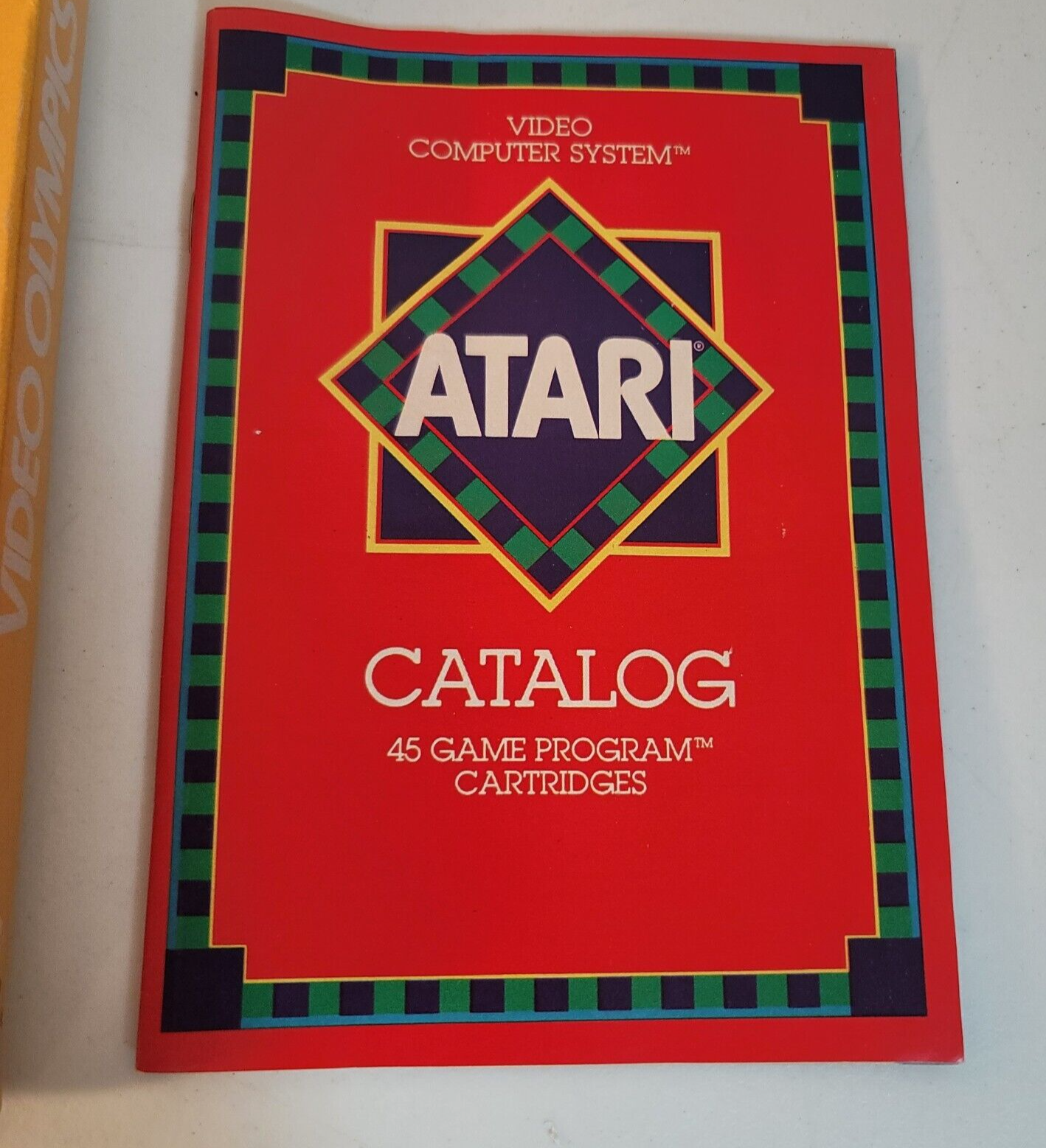 Video Olympics (Atari 2600, 1977) Game Case Manual