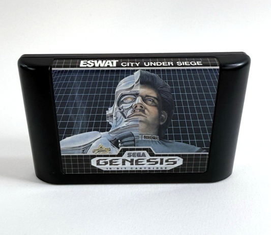 ESWAT: City Under Siege (Sega Genesis, 1990) Game Cartridge - Tested and Working