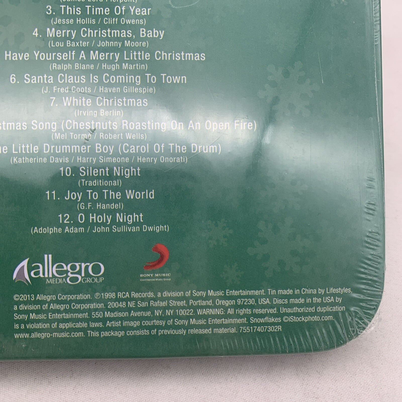 12 Songs of Christmas by Etta James (CD, Jun-2013, RCA) Tin Case - New