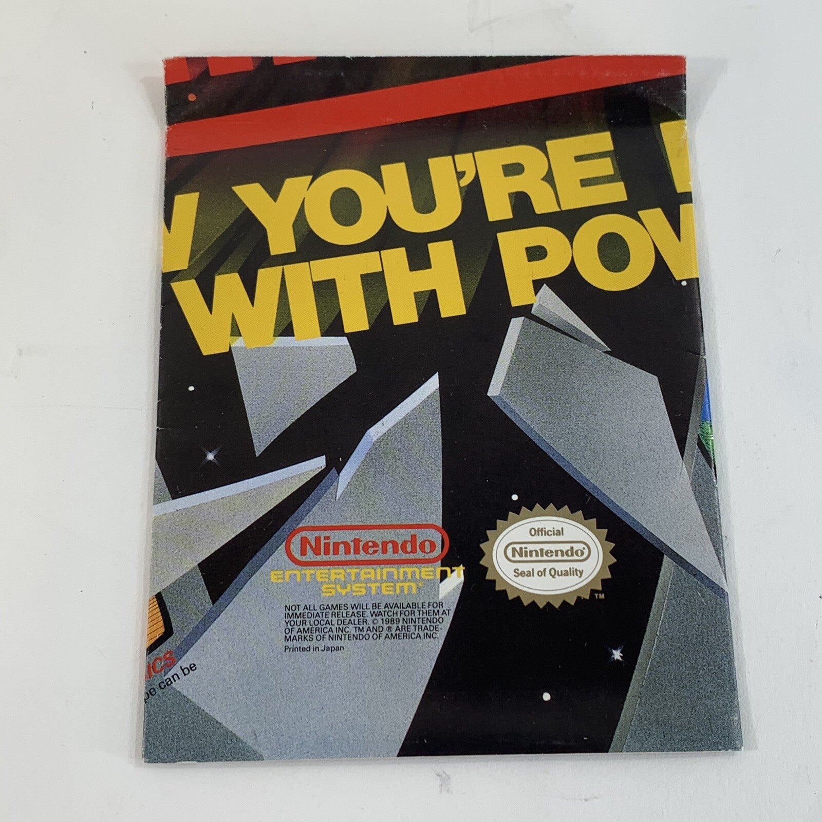 Excitebike (Nintendo Entertainment System, 1985) Game Box Poster Foam - Tested