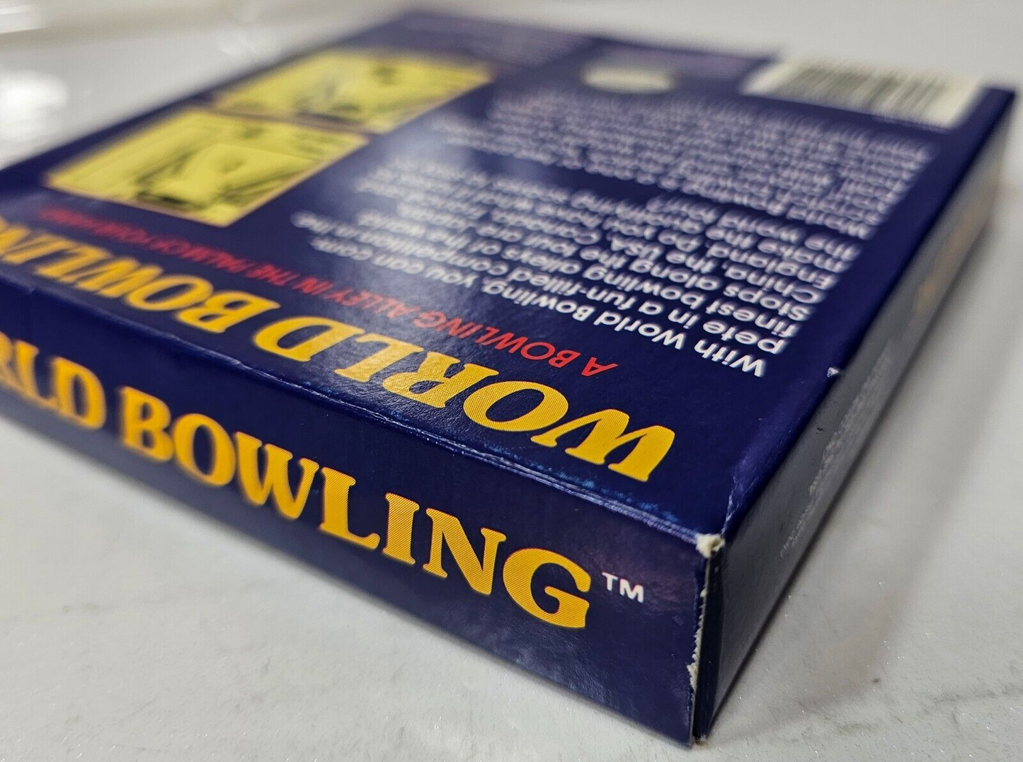 World Bowling (Nintendo Game Boy, 1990) Game Box Manual Poster Inserts - Tested