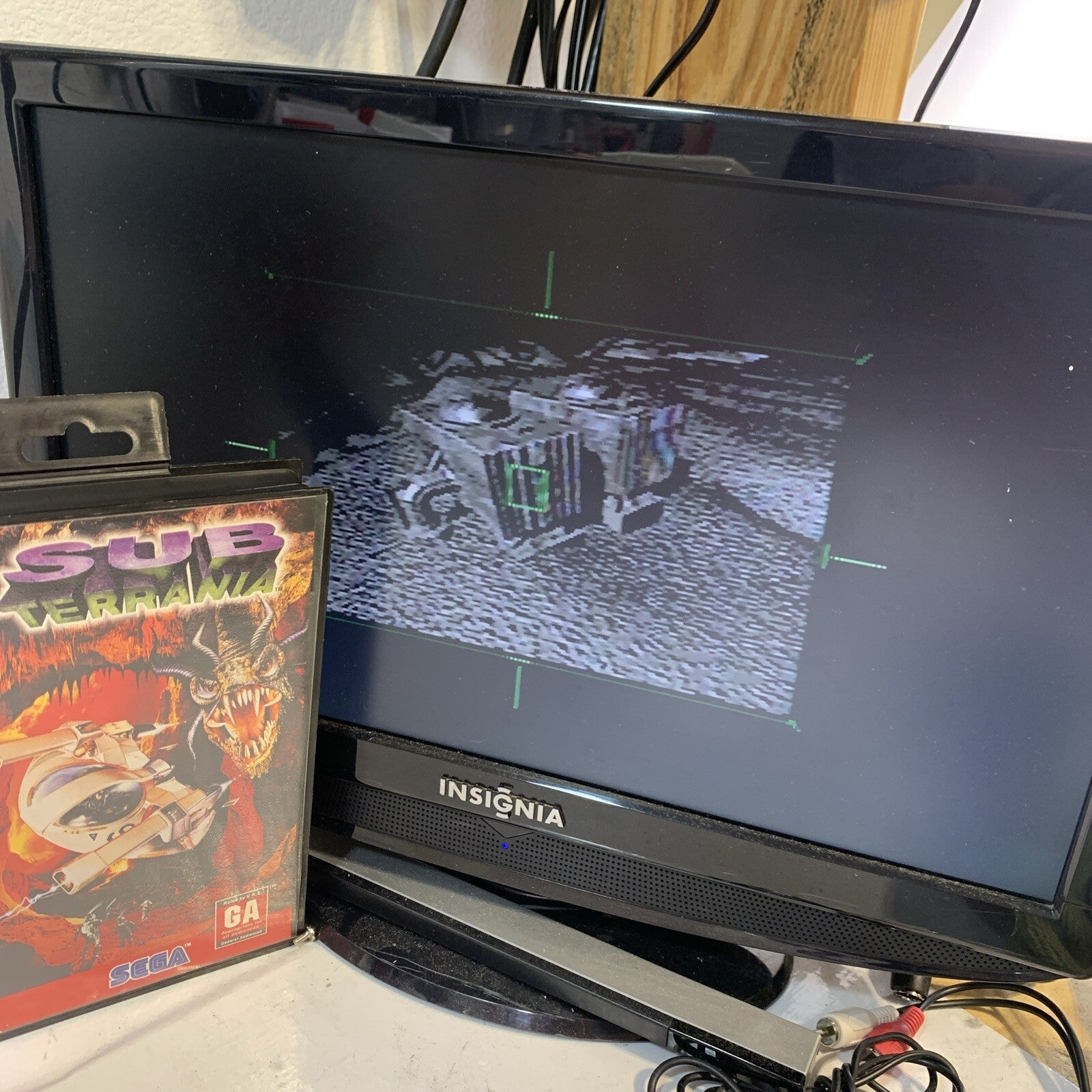 Sub Terrania (Sega Genesis, 1994) Game Case Manual Registration