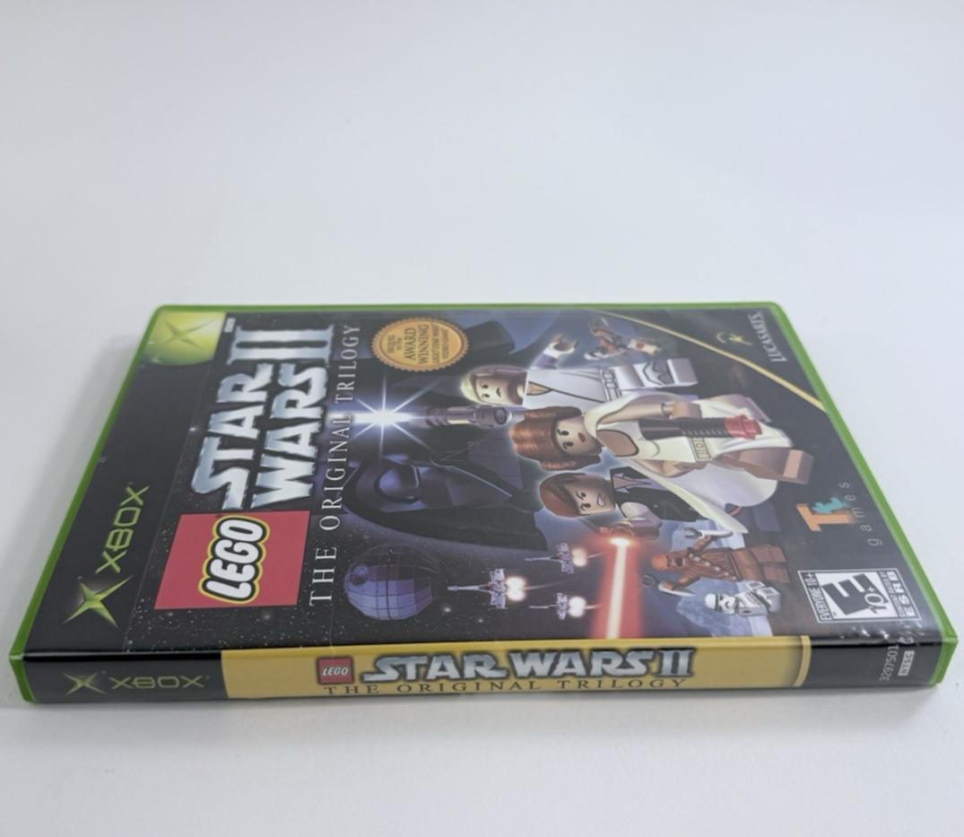 LEGO Star Wars II: The Original Trilogy (Microsoft Xbox, 2006) Game and Case