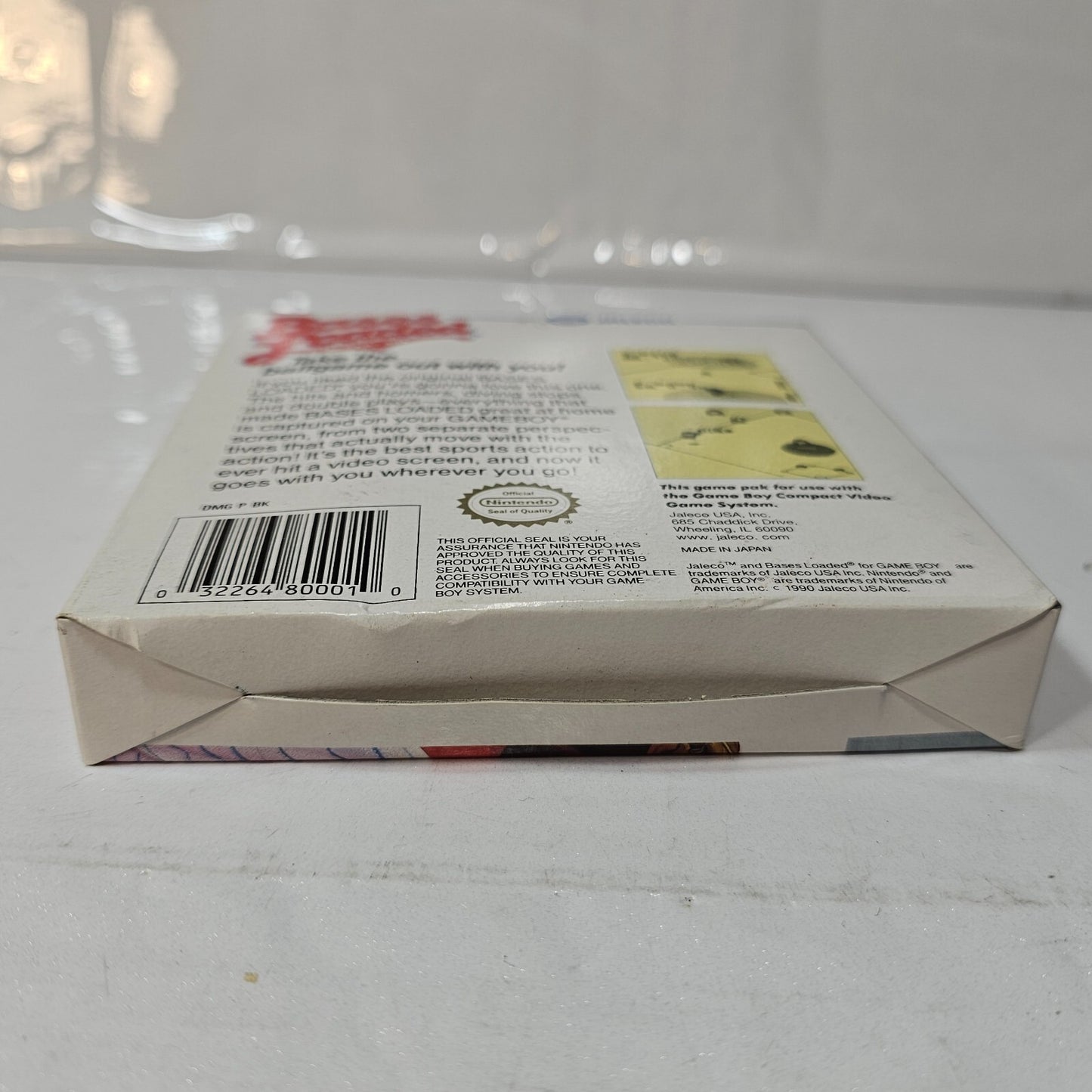 Bases Loaded (GameBoy, 1990) Game Box Manual Inserts Poster Registration -Tested