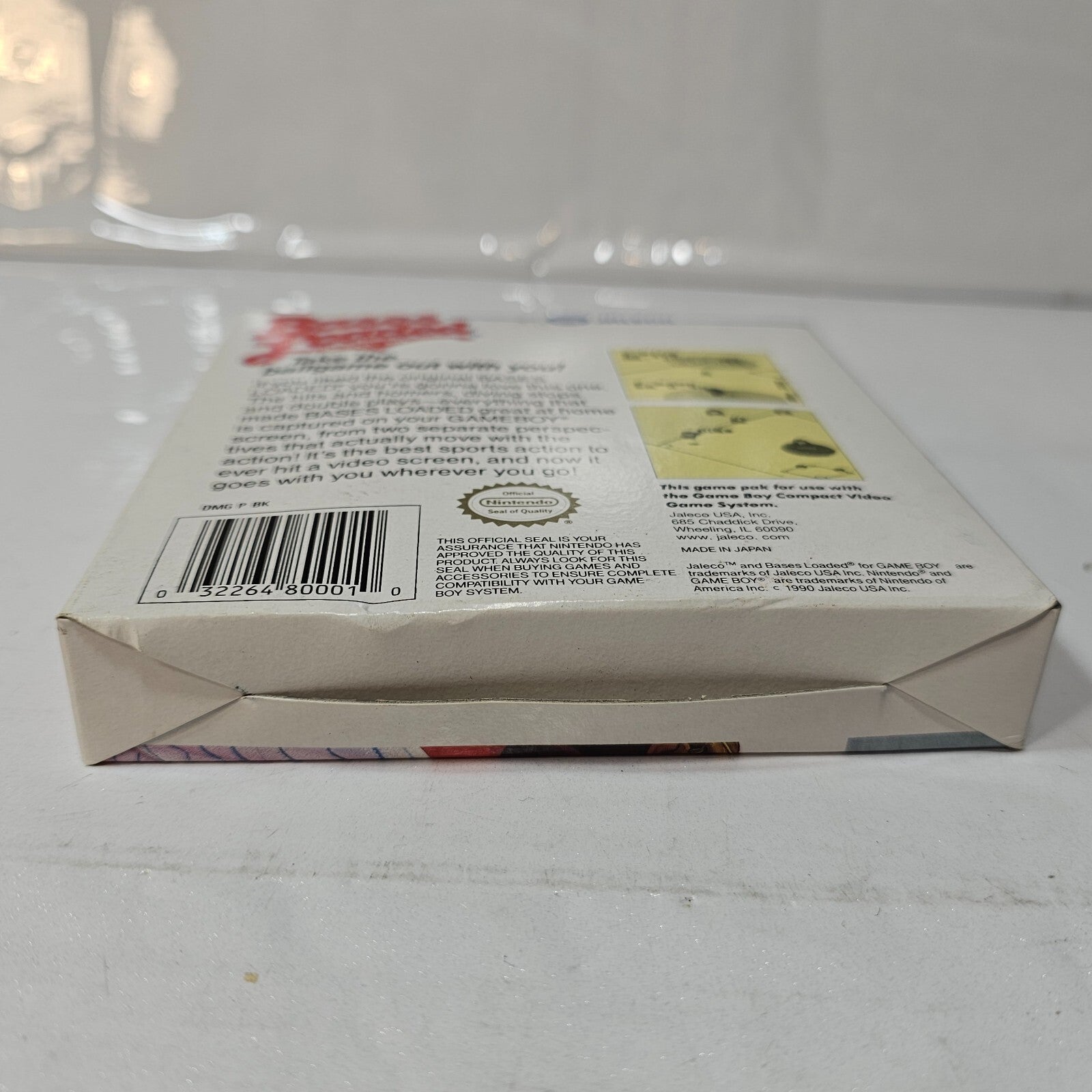 Bases Loaded (GameBoy, 1990) Game Box Manual Inserts Poster Registration -Tested