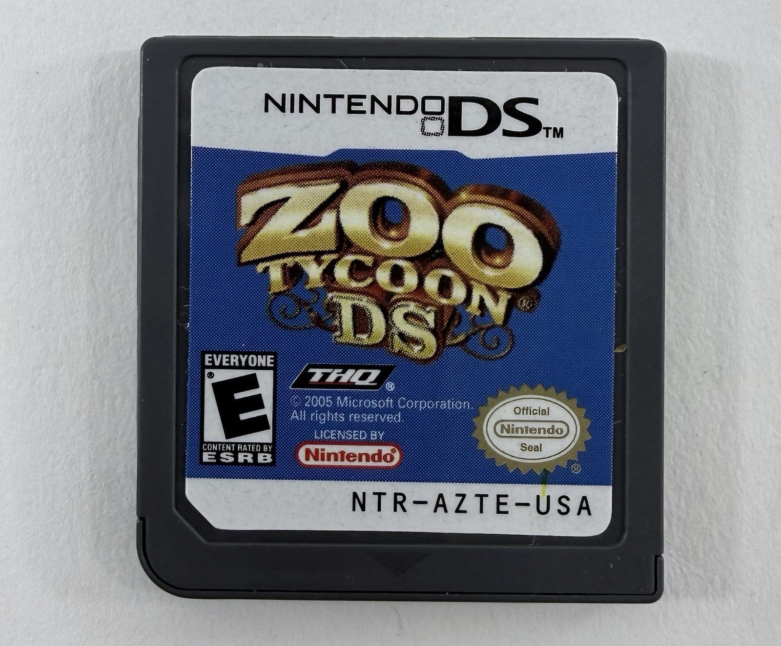 Zoo Tycoon DS (Nintendo DS, 2005) Game Case Manual - Tested and Working