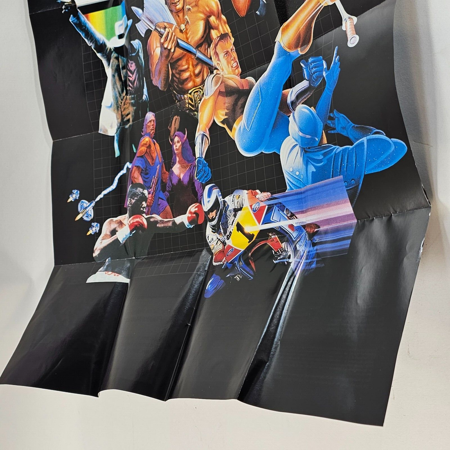 Sega Genesis Original Sega Visions Promo Poster Insert - Video Game Advertising