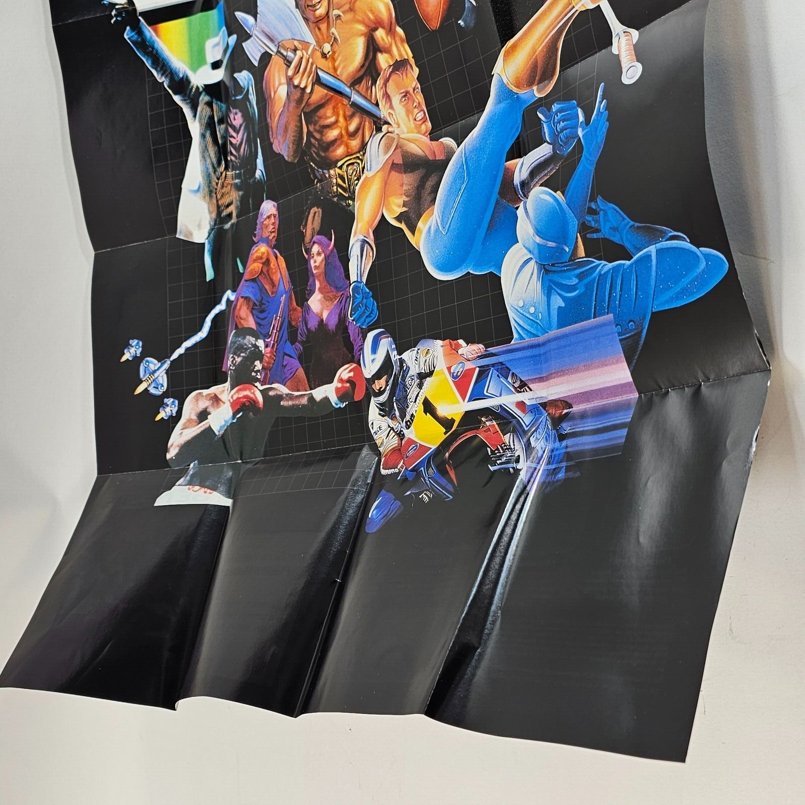 Sega Genesis Original Sega Visions Promo Poster Insert - Video Game Advertising