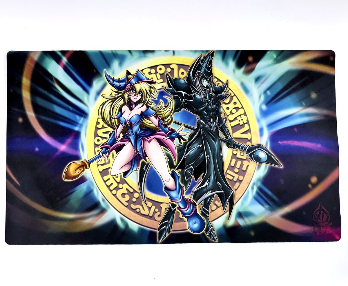 Yu-gi-oh TSX1 Imperium Duelist Dark Magician & DMG Hybrid Playmat Smooth Edge
