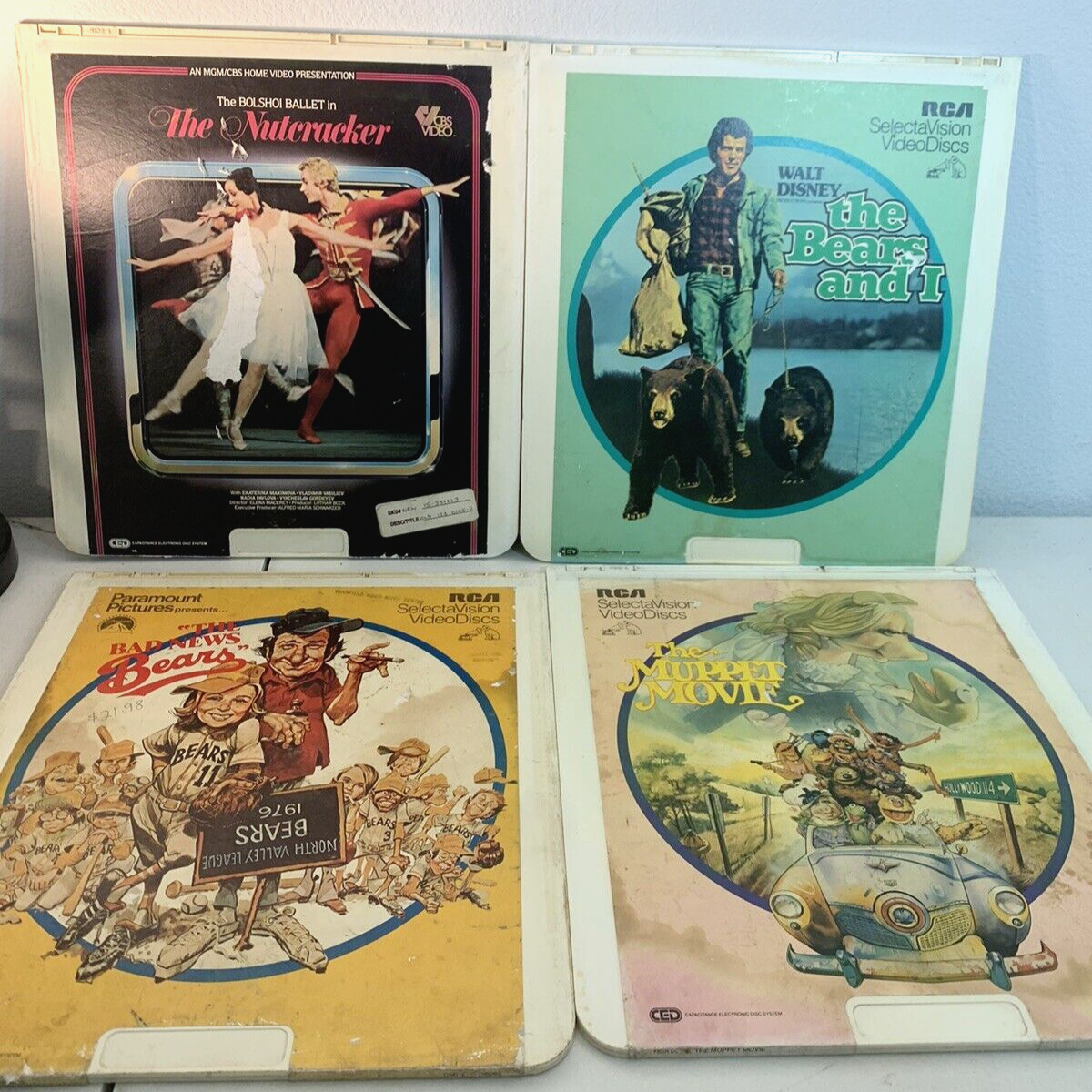 The Bad News Bears (RCA SelectaVision VideoDiscs) Muppet Movie/Nutcracker/Bears