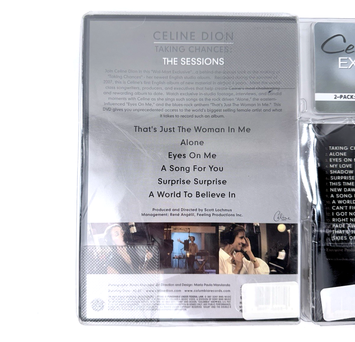 Celine Dion: Taking Chances Wal-Mart Exclusive 2-Pack (CD/DVD, 2007) New, Sealed