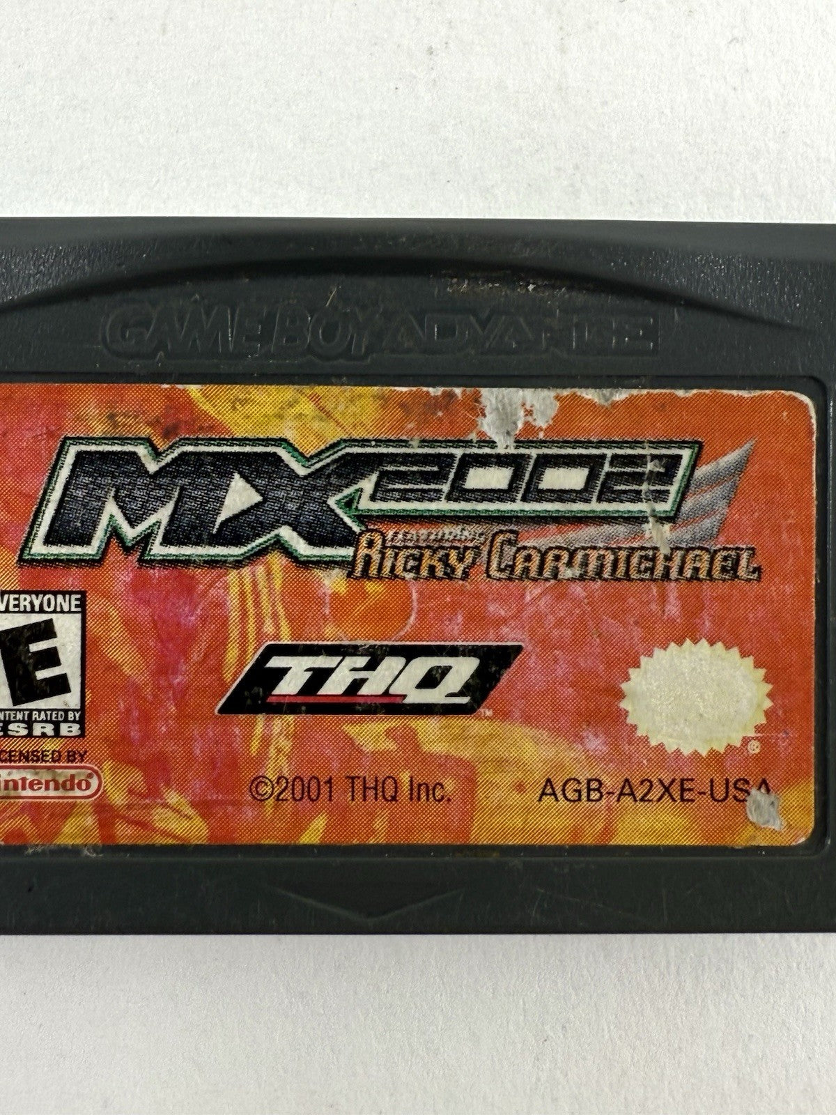 MX 2002 Featuring Ricky Carmichael (GameBoy Advance, 2001) Game Cartridge