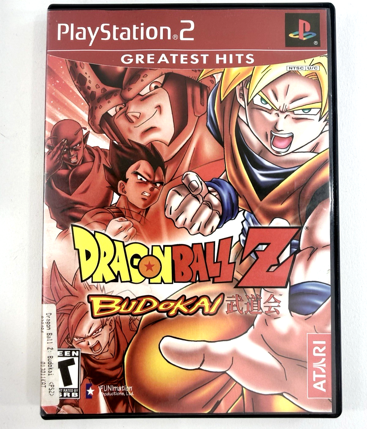 Dragon Ball Z: Budokai (Sony PlayStation 2, 2002) Game, Case, Manual - Tested
