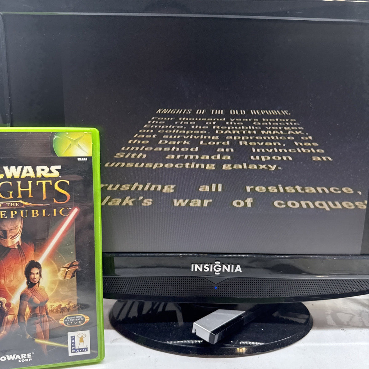Star Wars Knights of the Old Republic (Xbox, 2003) Game Case Manual Registration