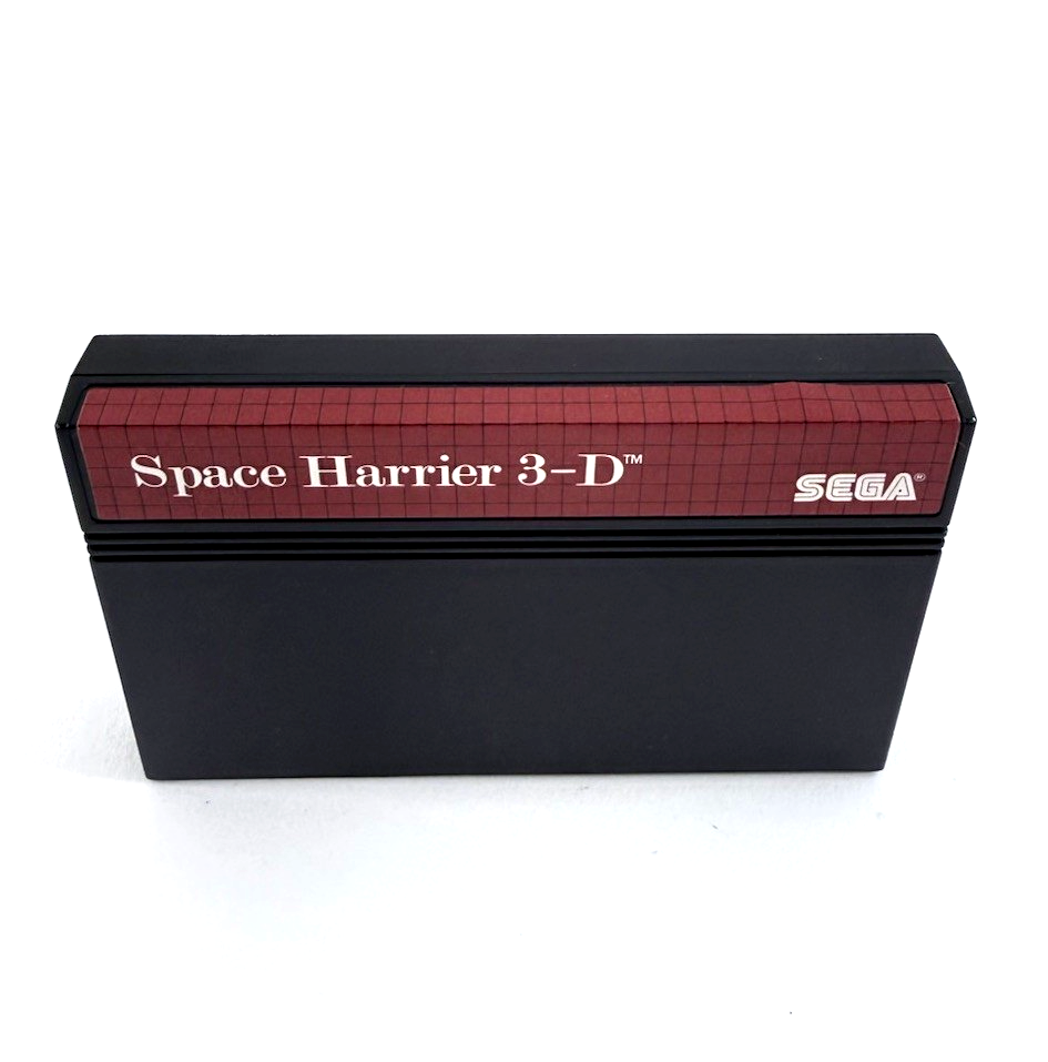 Space Harrier 3-D (Sega Master System, 1988) Game and Case - Tested and Working