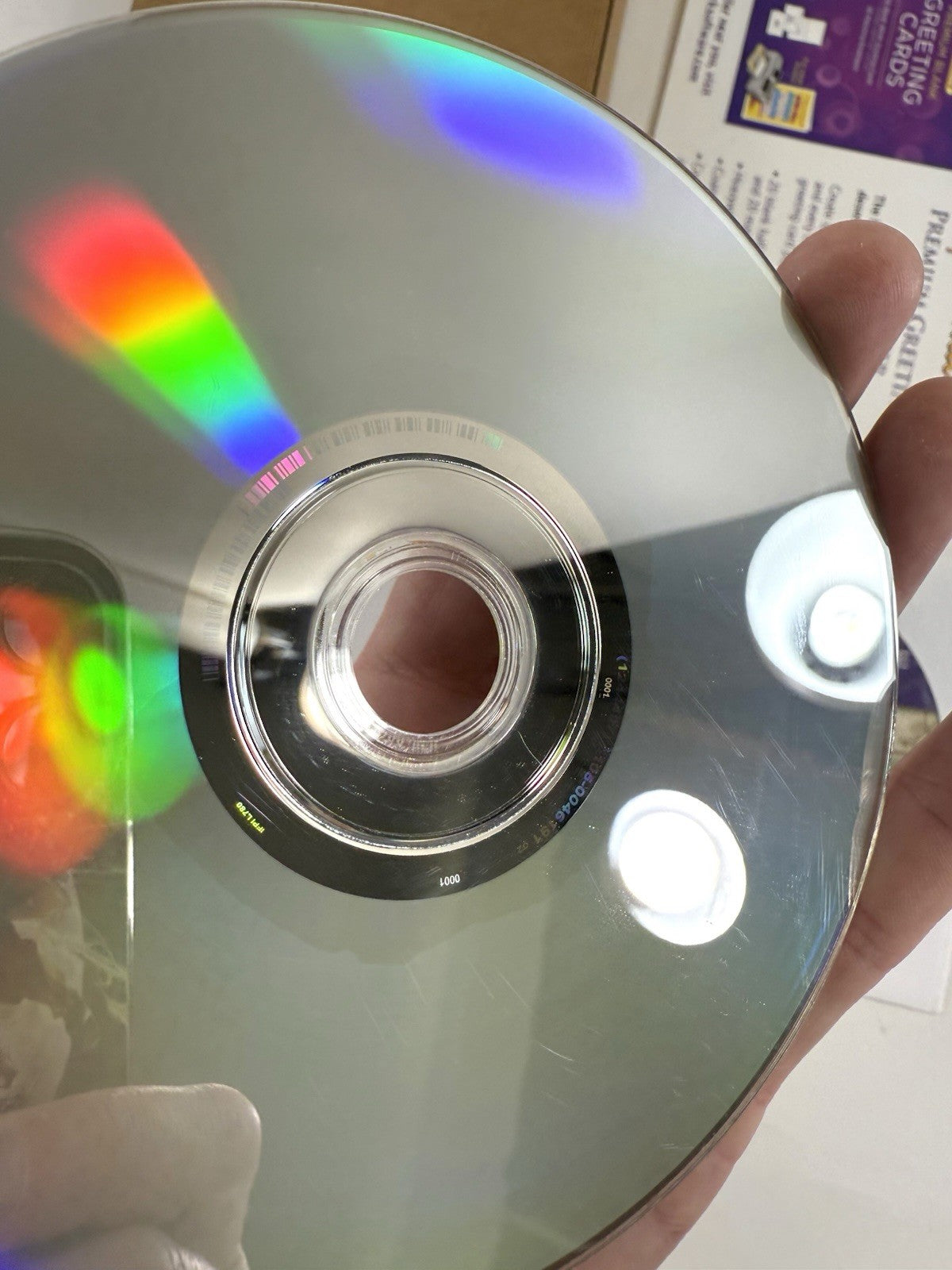 Hallmark Card Studio 2013 Deluxe (Windows, DVD-ROM) Discs, Box, Manual, Inserts