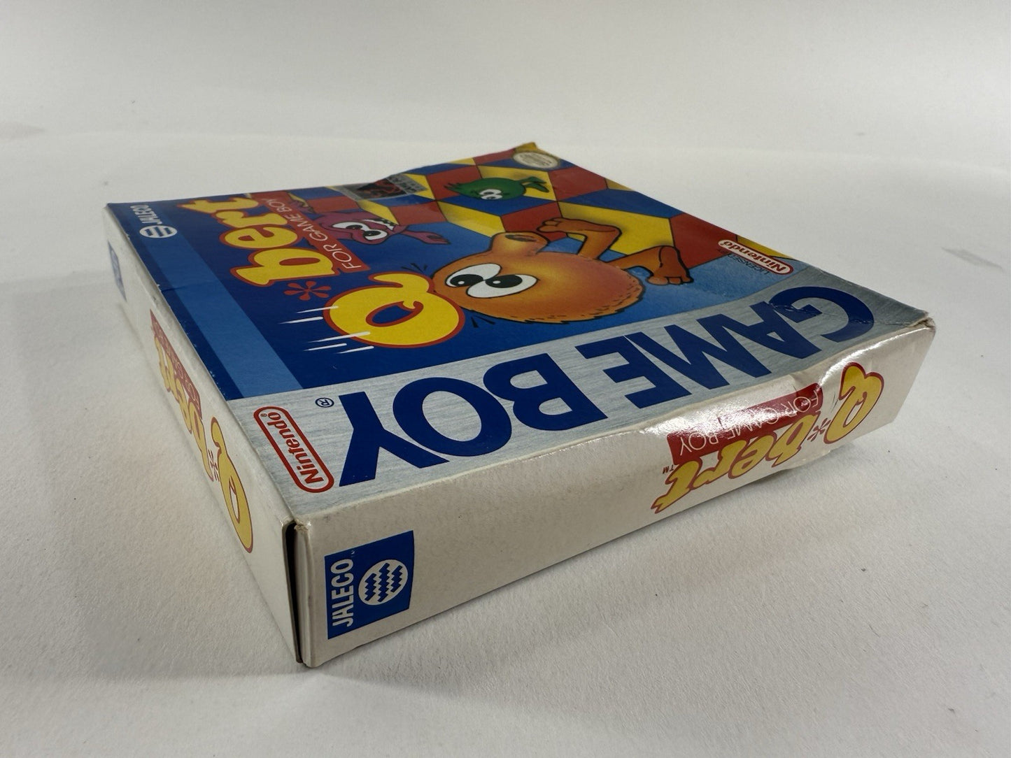 Q*Bert (Nintendo GameBoy, 1991) Game Box Manual Registration Inserts - Tested