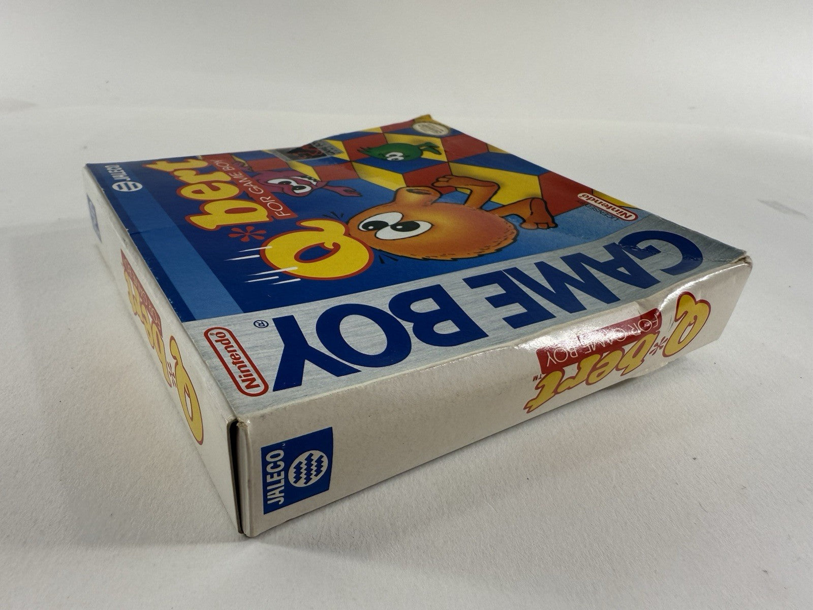 Q*Bert (Nintendo GameBoy, 1991) Game Box Manual Registration Inserts - Tested