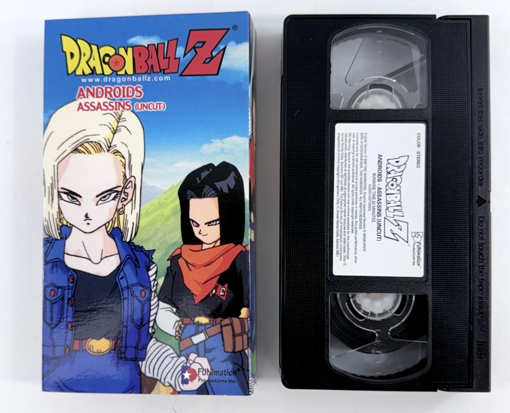 Dragon Ball Z Uncut Android Saga (VHS Set, English Dubbed) - Tested And Working