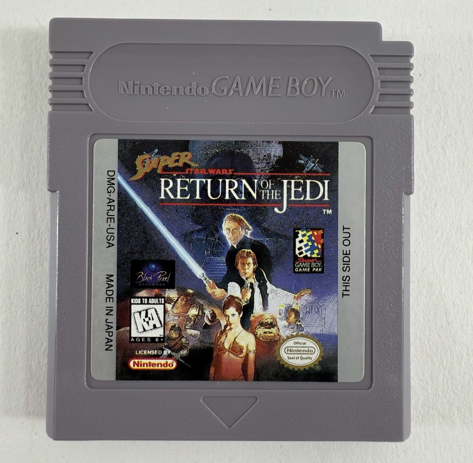 Super Star Wars: Return of the Jedi (GameBoy, 1995) Game Box Manual Inserts Reg