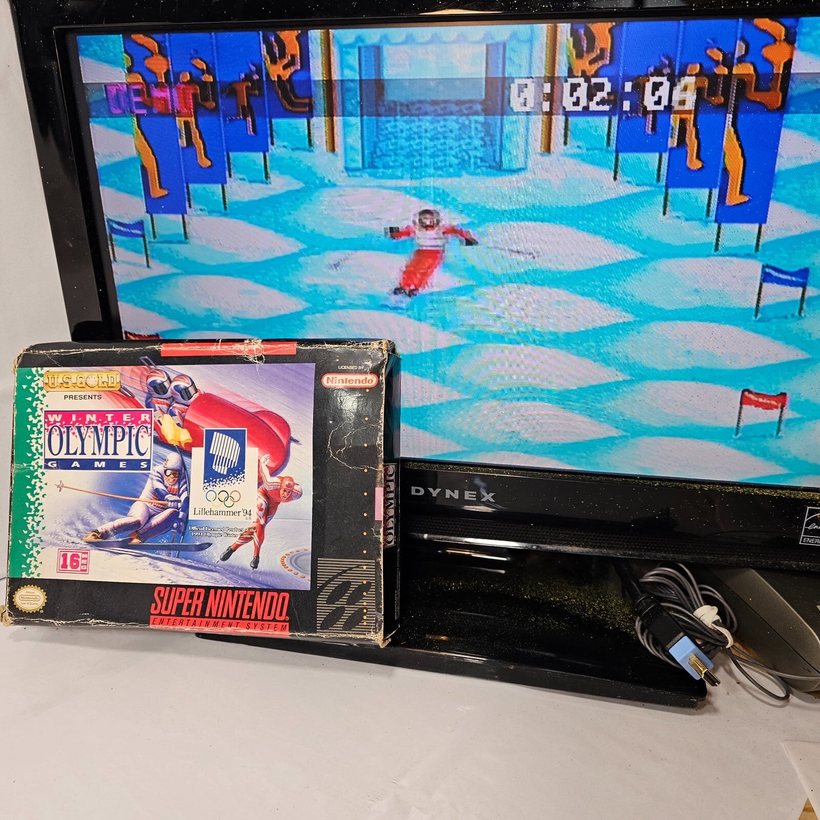 Winter Olympic Games Lillehammer '94 (Super Nintendo, 1994) Case Game Manual