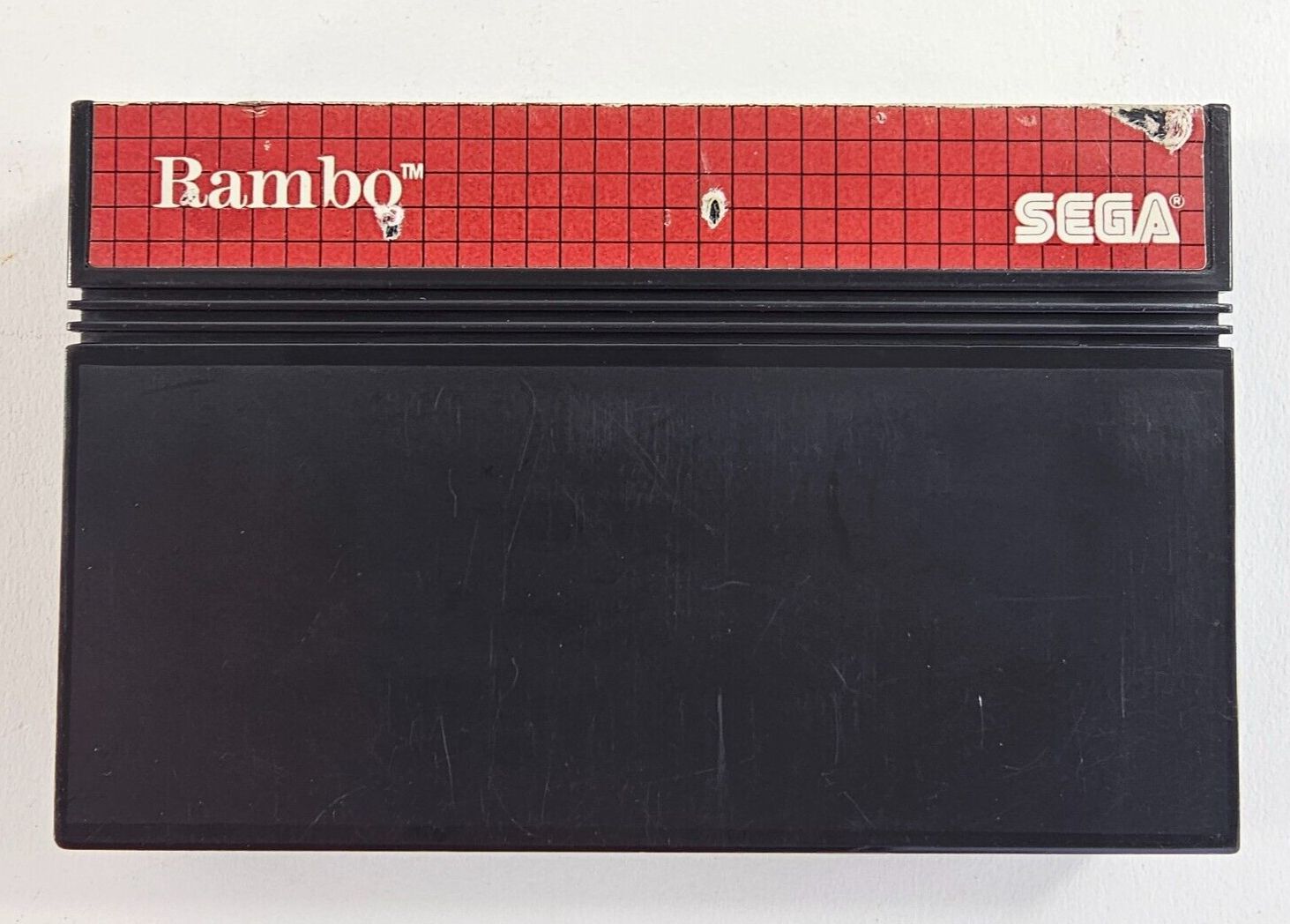 Rambo: First Blood Part II (Sega Master System, 1986) Game and Case  - Tested