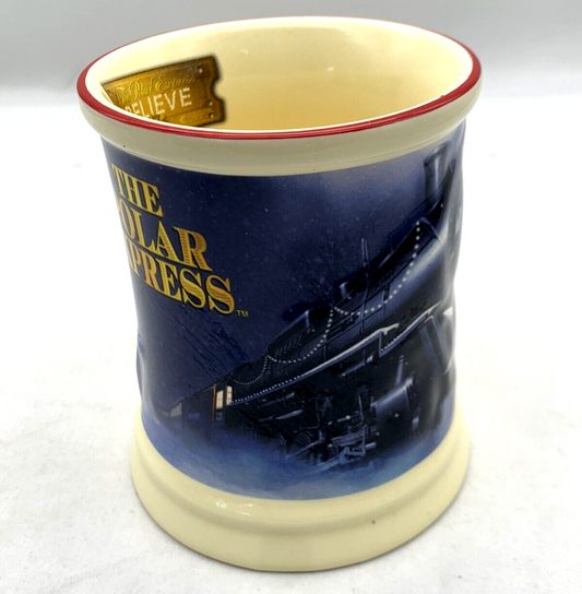 Warner Bros The Polar Express "Believe" Textured Seasonal Coffee Mug