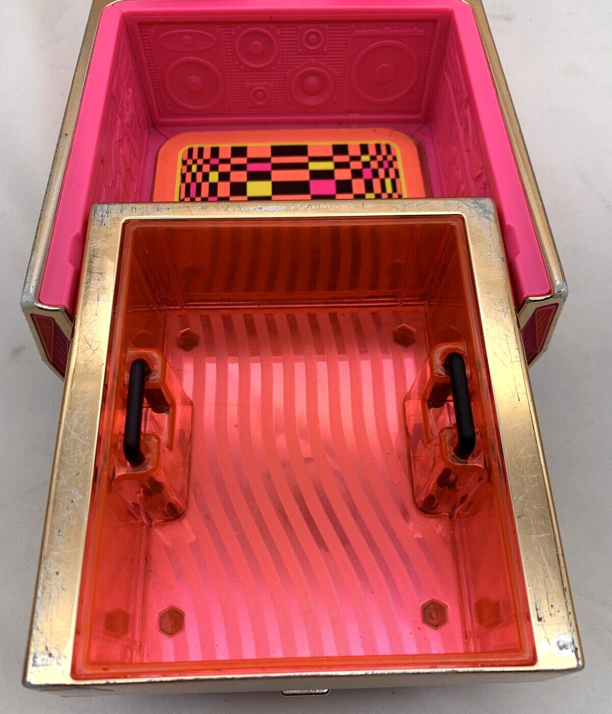 MGA 2019 L.O.L. Surprise Pink/Gold Speedmatic Car Pool Coupe - Lights Work