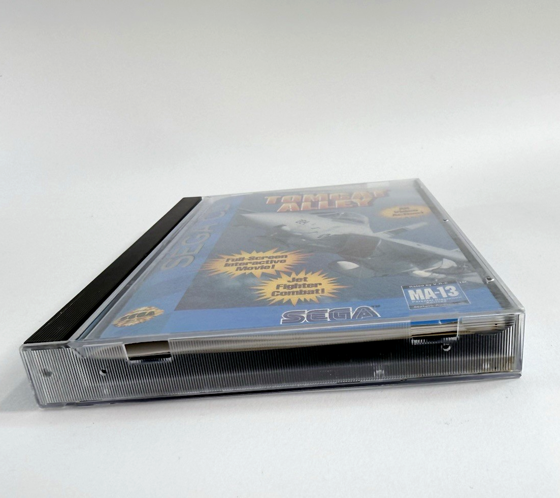 Tomcat Alley (Sega CD, 1994) Game Case Manual Registration Card - Tested